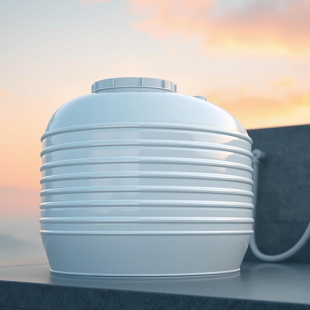 A crisp, high-resolution image of a modern, sleek water tank. The tank is made of durable steel with a glossy white finish, reflecting the surrounding environment. The tank is prominently displayed, taking up the majority of the frame, with a subtle gradient background that fades from a soft blue to a warm orange, suggesting a peaceful, natural setting. The lighting is soft and diffused, creating a sense of depth and dimension. The angle is slightly elevated, allowing the viewer to appreciate the tank's clean lines and elegant design. The overall mood is one of quality, reliability, and a touch of sophistication, perfectly capturing the essence of the "رقم تنكر مياه الكويت" service. A crisp, high-resolution image of a modern, sleek water tank. The tank is made of durable steel with a glossy white finish, reflecting the surrounding environment. The tank is prominently displayed, taking up the majority of the frame, with a subtle gradient background that fades from a soft blue to a warm orange, suggesting a peaceful, natural setting. The lighting is soft and diffused, creating a sense of depth and dimension. The angle is slightly elevated, allowing the viewer to appreciate the tank's clean lines and elegant design. The overall mood is one of quality, reliability, and a touch of sophistication, perfectly capturing the essence of the "رقم تنكر مياه الكويت" service.